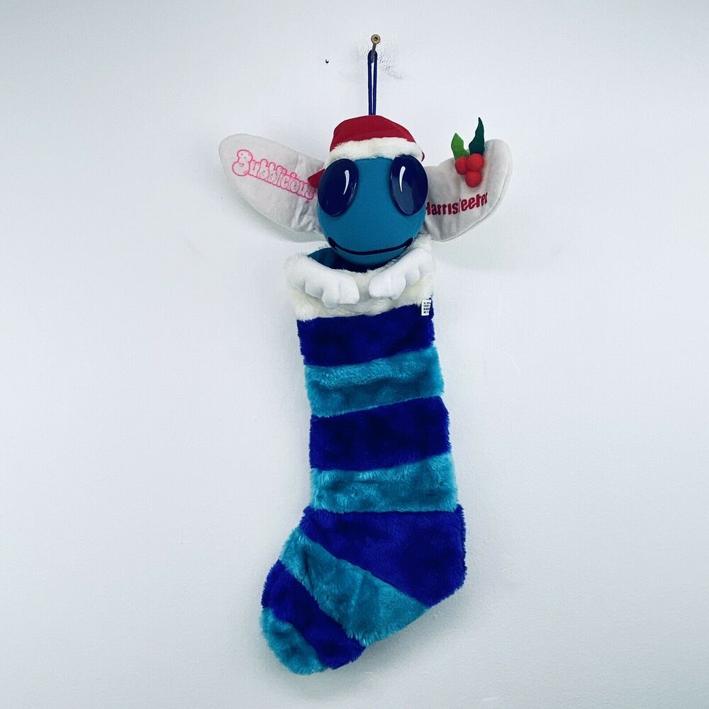 Hugo Charlotte Hornets Christmas Stocking NBA 19" Purple Blue Plush 3D Flaw
